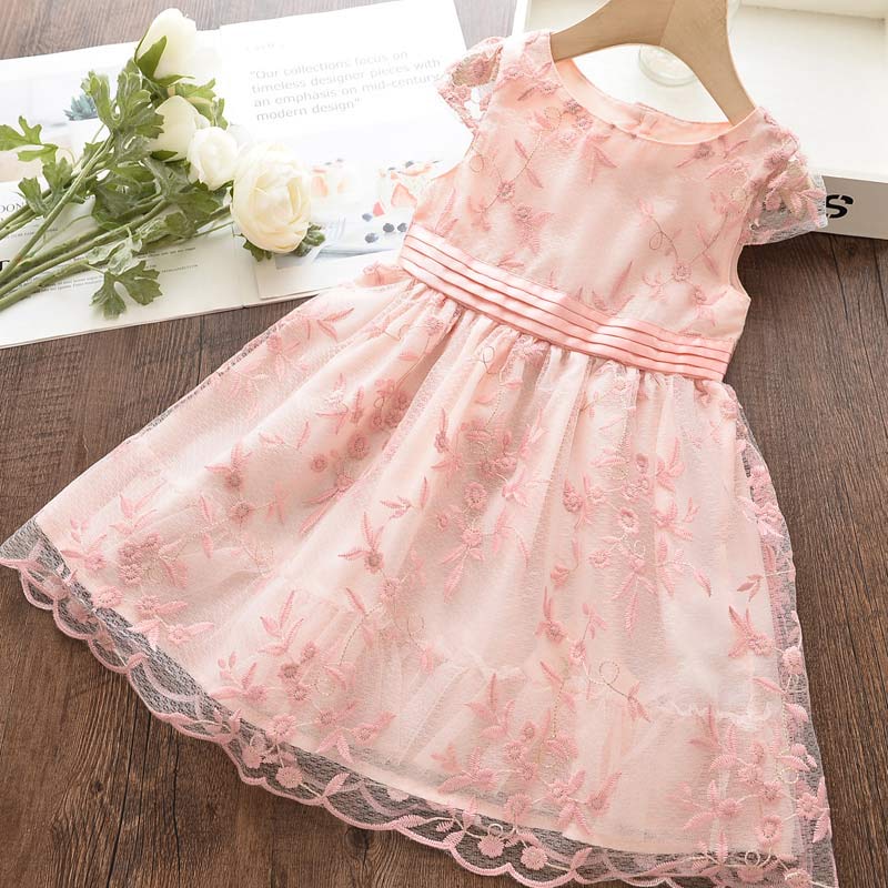 Girls Summer Floral Printed Dress