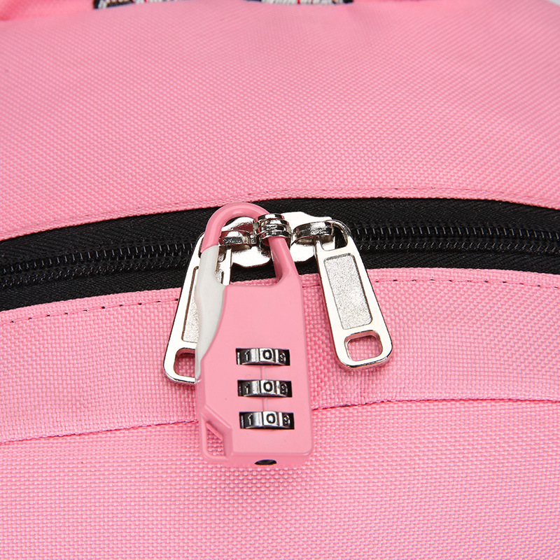 Teenage Girl's School Bag with Lock