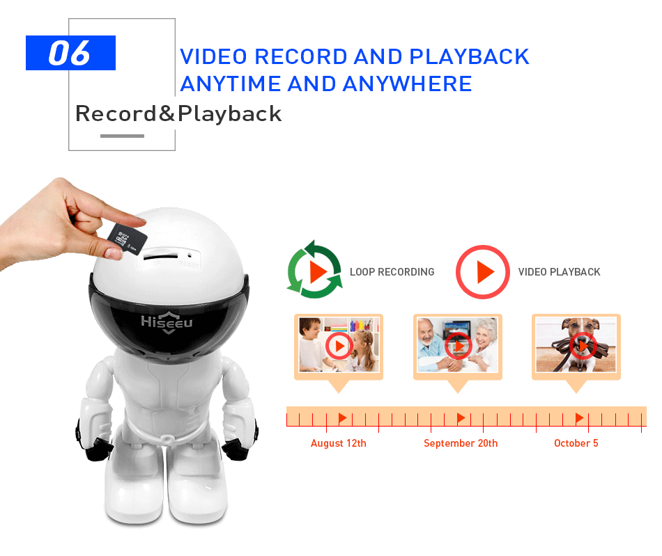 2MP HD Wireless Robot Baby Monitor