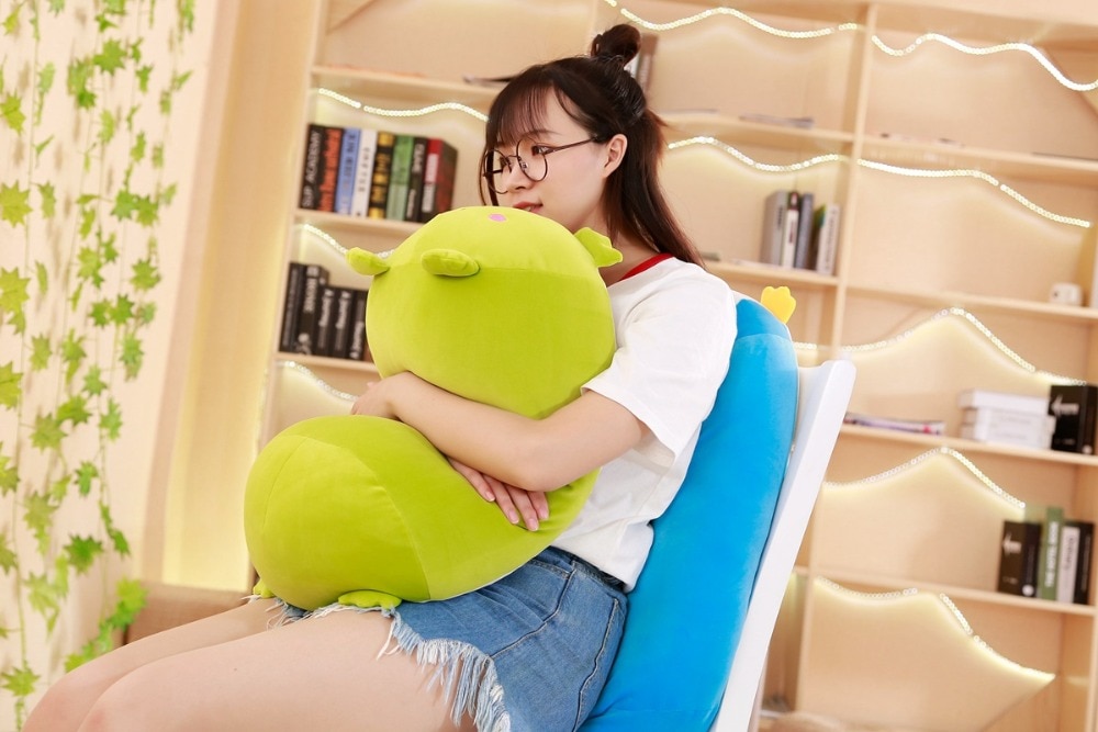 Soft Cartoon Animal Shaped Pillow