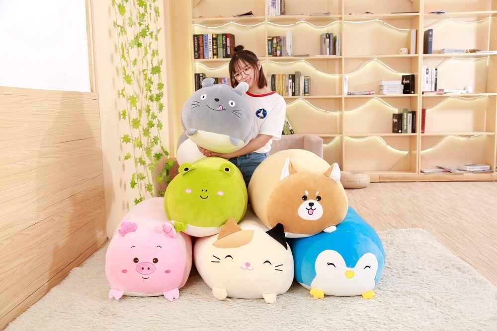 Soft Cartoon Animal Shaped Pillow