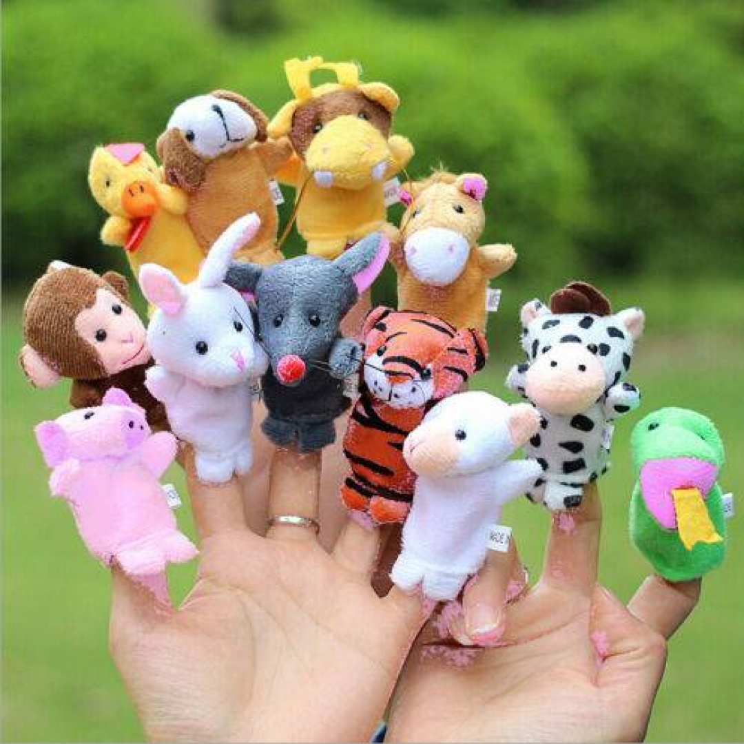 Kid's Finger Puppets Toys Set Kid Pipe